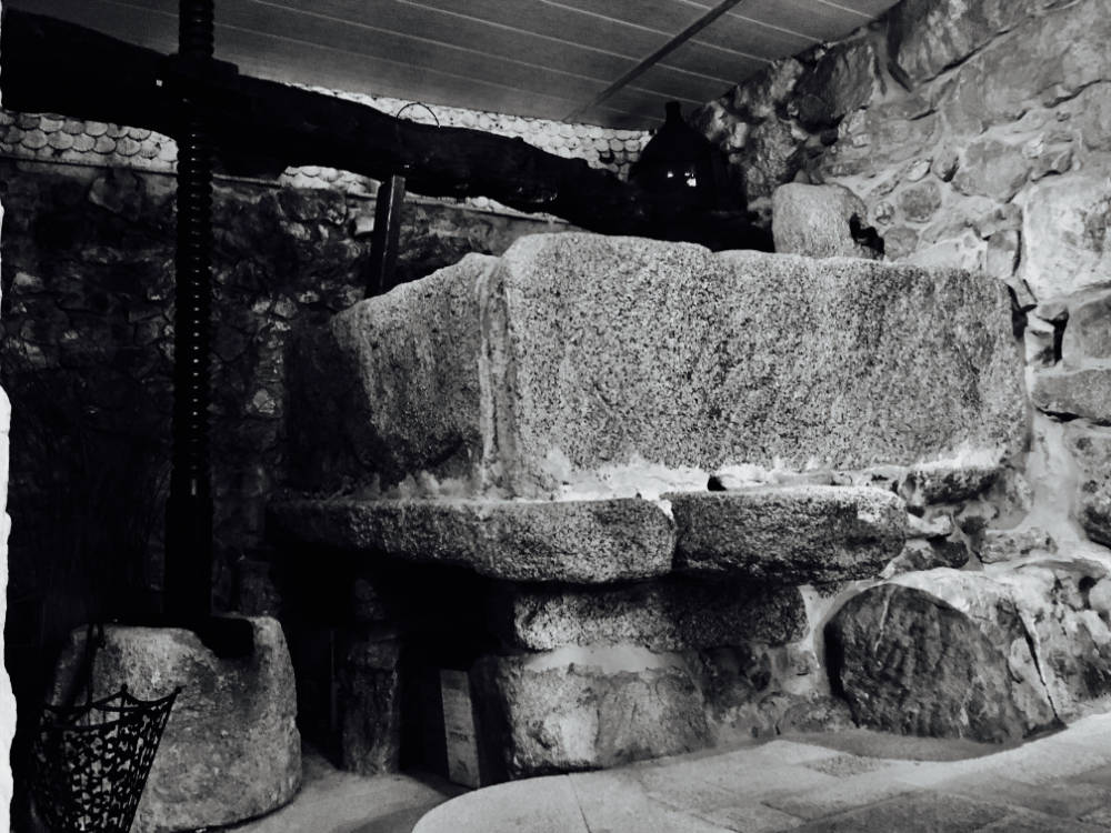 Lagar piedra albariño A Balada Lagar de piedra de la casa familiar de Constantina Sotelo